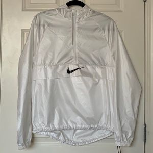 White Nike Windbreaker
